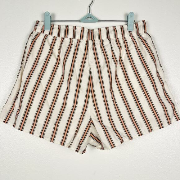 NWT Paige Striped Drawstring Pull-On Elastic Waist Casual Lure Shorts Small - Picture 4 of 5